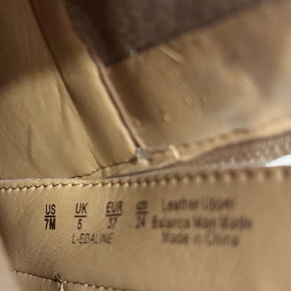 Franco Sarto Womens Edaline Mushroom Leather Strapped‎ Ankle Heel Boot Size 7 - Picture 12 of 13